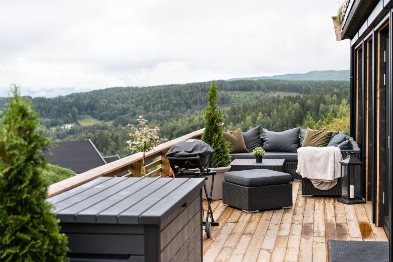 Hide Hut - Amazing View 50 Min From Oslo Villa Stange ภายนอก รูปภาพ